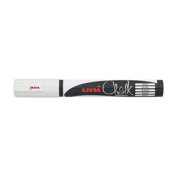 MARKER CHALK UNI PWE 5M HVID