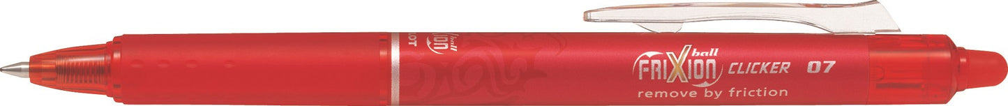 BALL-LINER PILOT FRIXION CLICKER 07 RØD