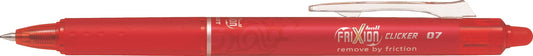 BALL-LINER PILOT FRIXION CLICKER 07 RØD