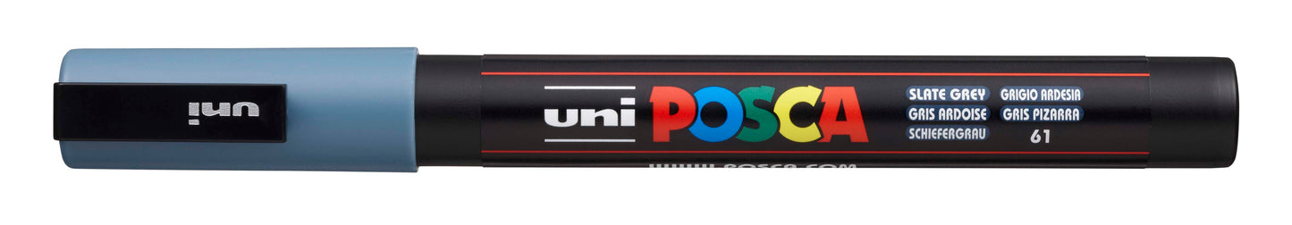 PAINTMARKER UNI POSCA PC-3M SLATE GRÅ
