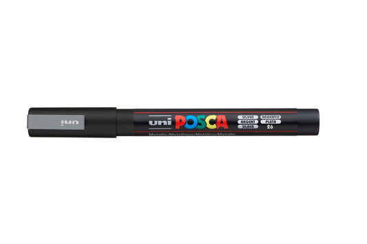 PAINTMARKER UNI POSCA PC-3M SØLV