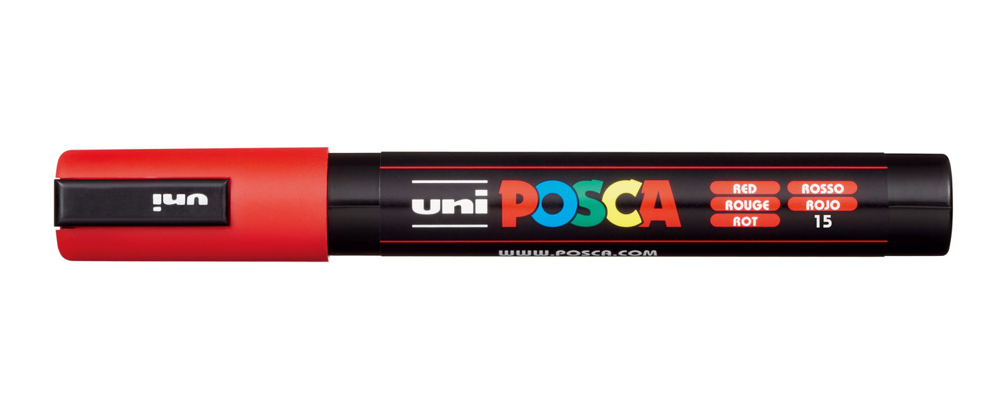 PAINTMARKER UNI POSCA PC-5M RØD