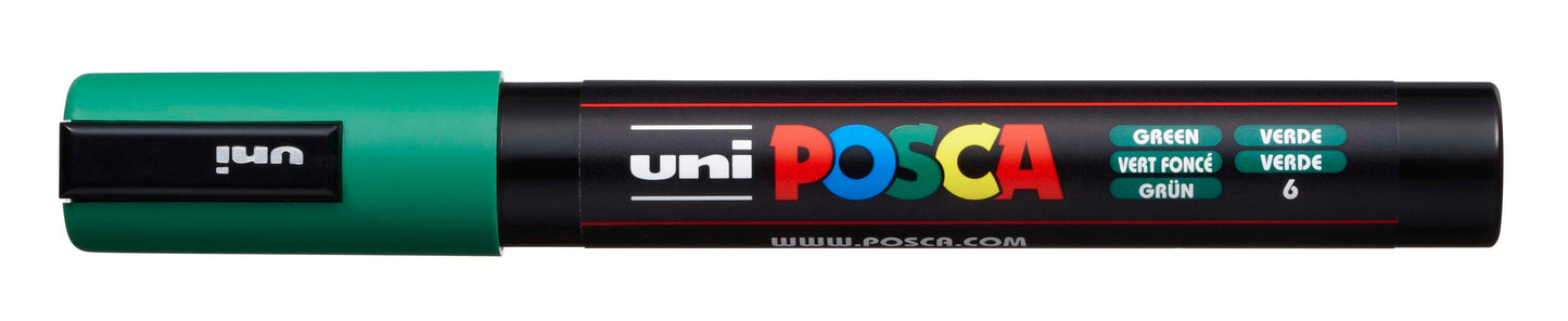 PAINTMARKER UNI POSCA PC-5M GRØN
