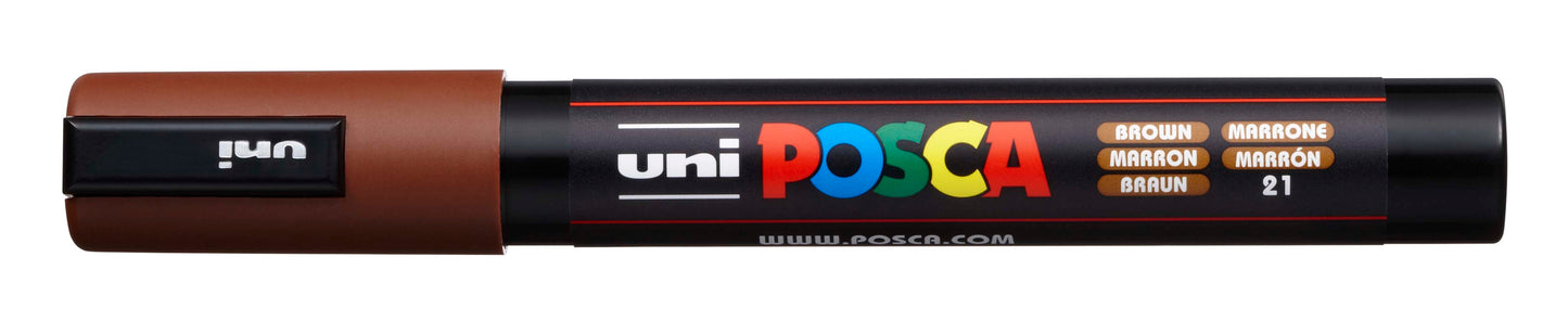 PAINTMARKER UNI POSCA PC-5M BRUN