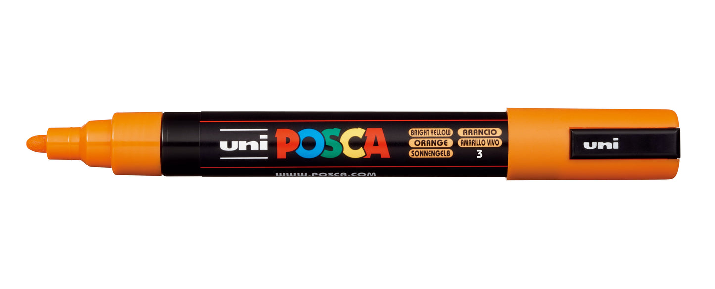 PAINTMARKER UNI POSCA PC-5M LYS GUL