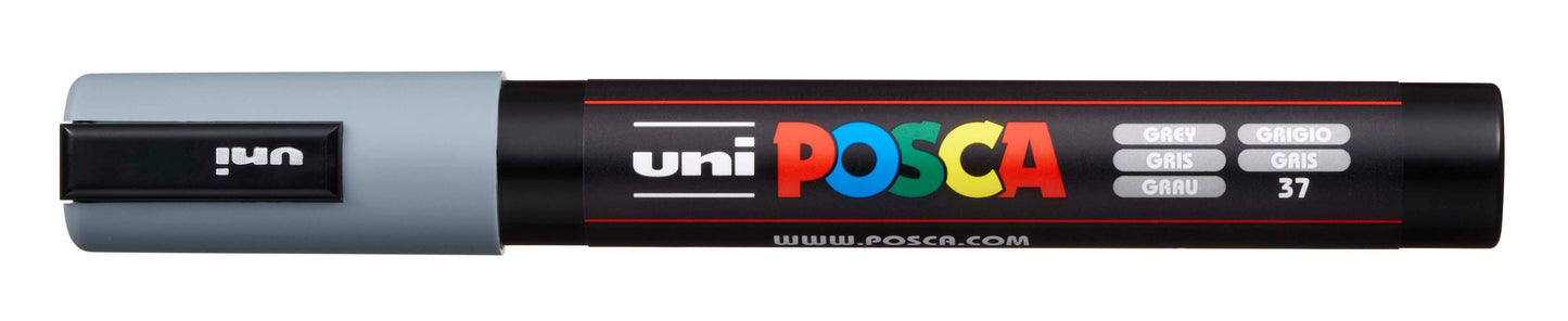 PAINTMARKER UNI POSCA PC-5M GRÅ