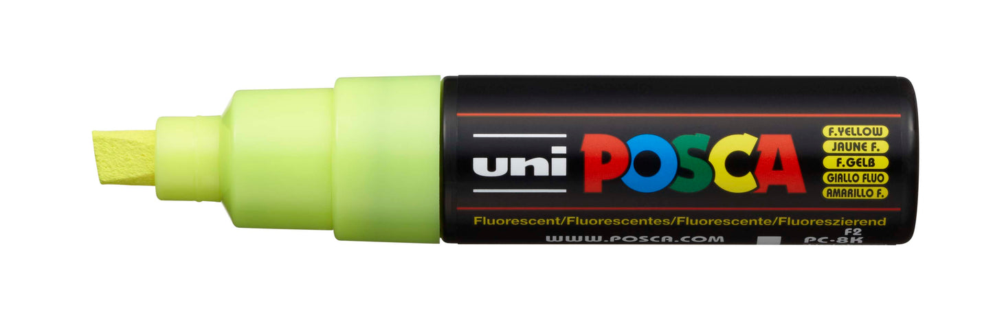 PAINTMARKER UNI POSCA PC-8K FLUO GUL