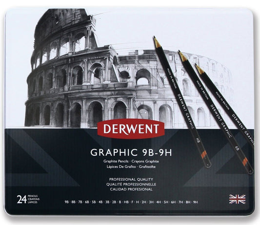 DERWENT GRAPHIC 9B-9H /24 STK