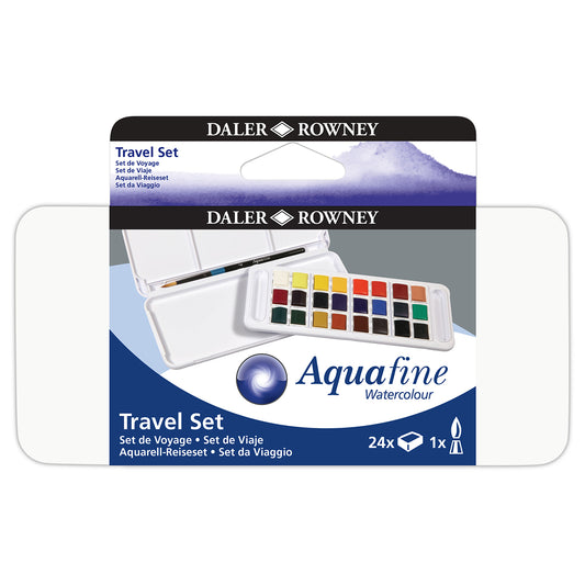 AQUAFINE TRAVEL SET 24 HALF PANS