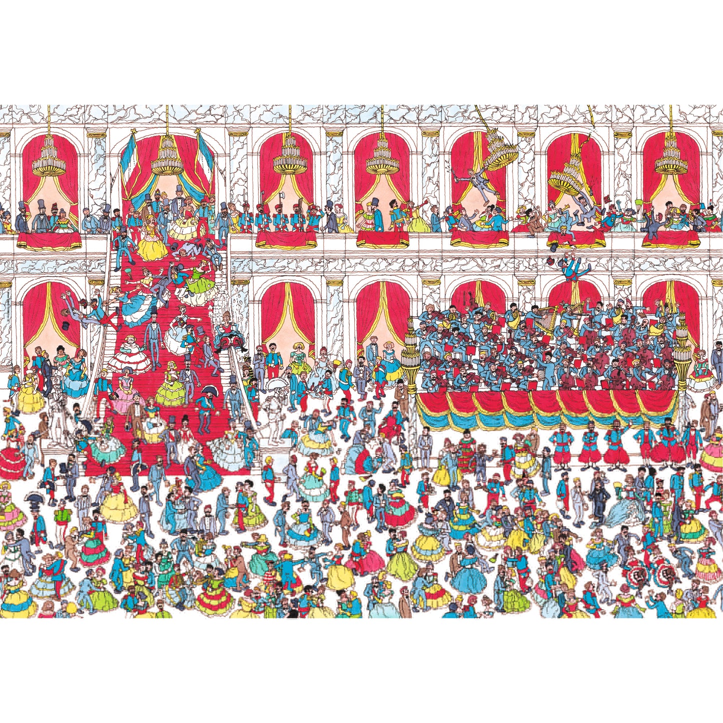 WHERE'S WALLY HAVING A BALL IN GAYE PAREE 1000 BR