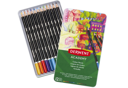 DERWENT ACADEMY FARVEBLYANTER 12 STK