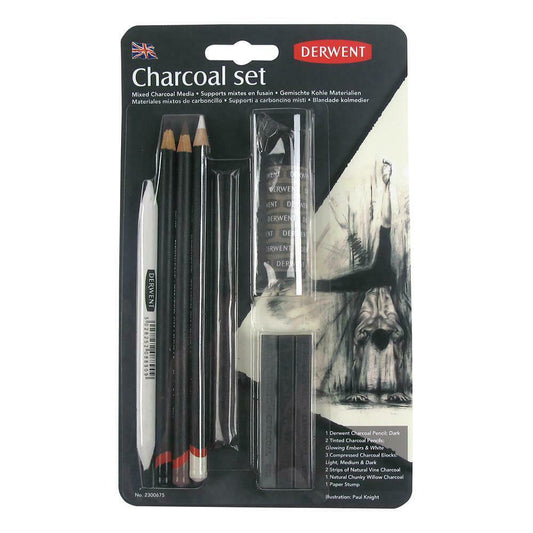 DERWENT CHARCOAL SÆT