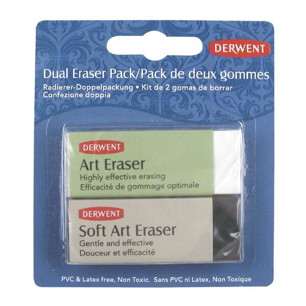 DERWENT DUAL ERASER PACK