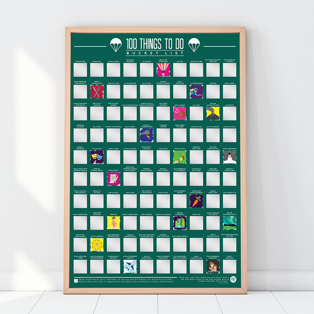 BUCKETLISTE 100 TING DU SKAL GØRE