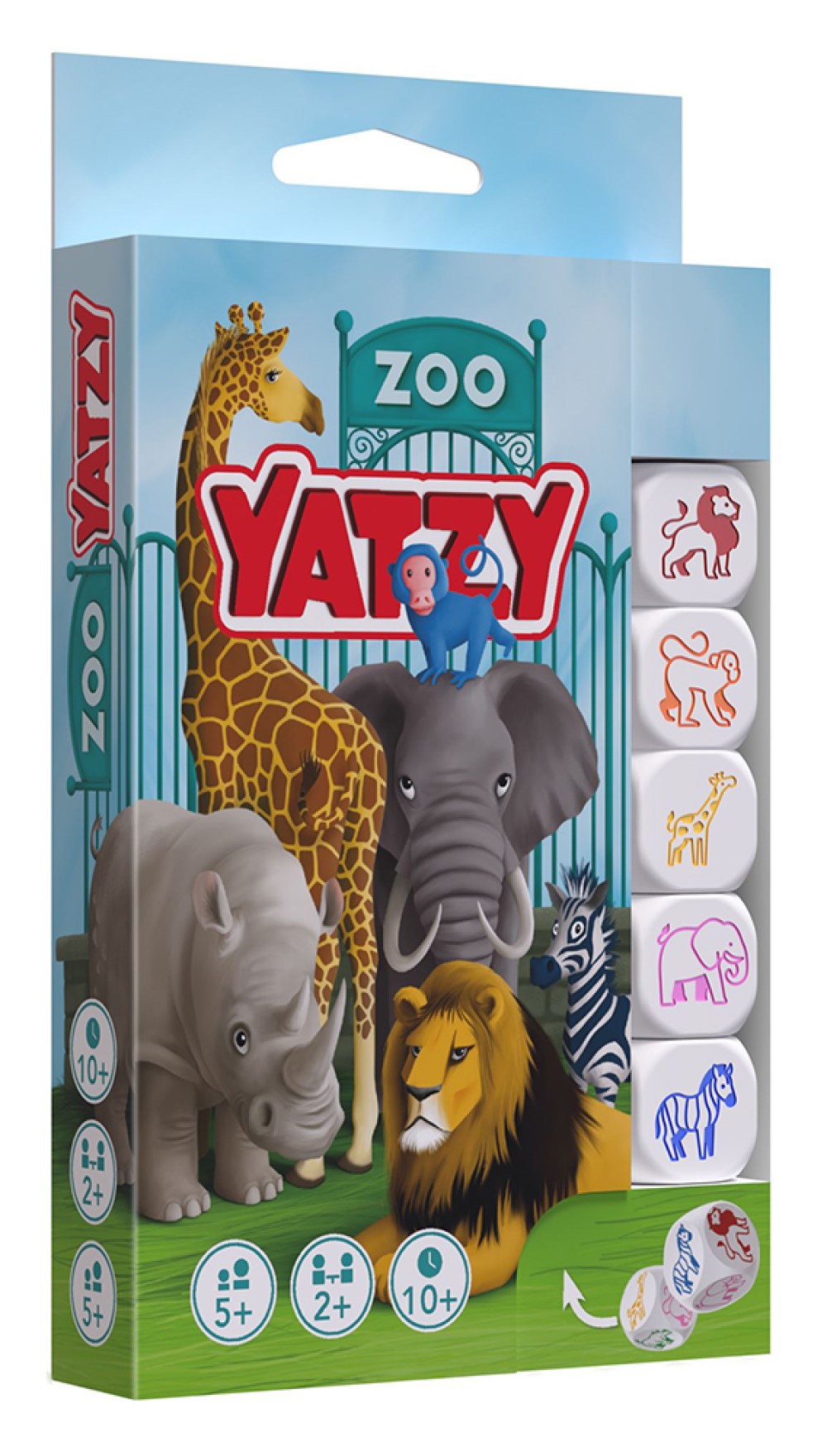 ZOO YATZY -MED SPILLEREGLER