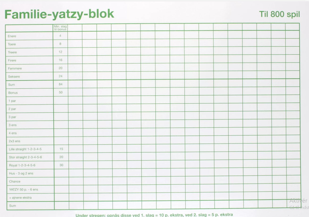 YATZY-BLOK A5 (3 PAK)
