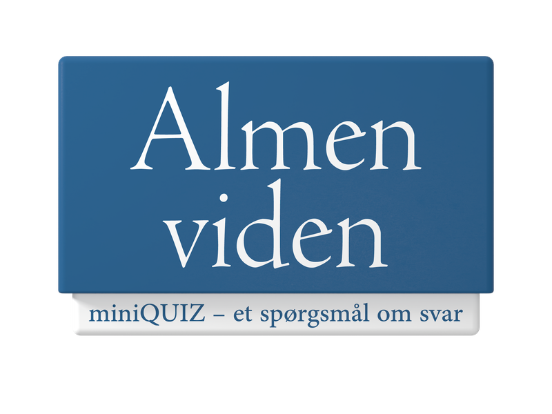 MINIQUIZ - ALMEN VIDEN