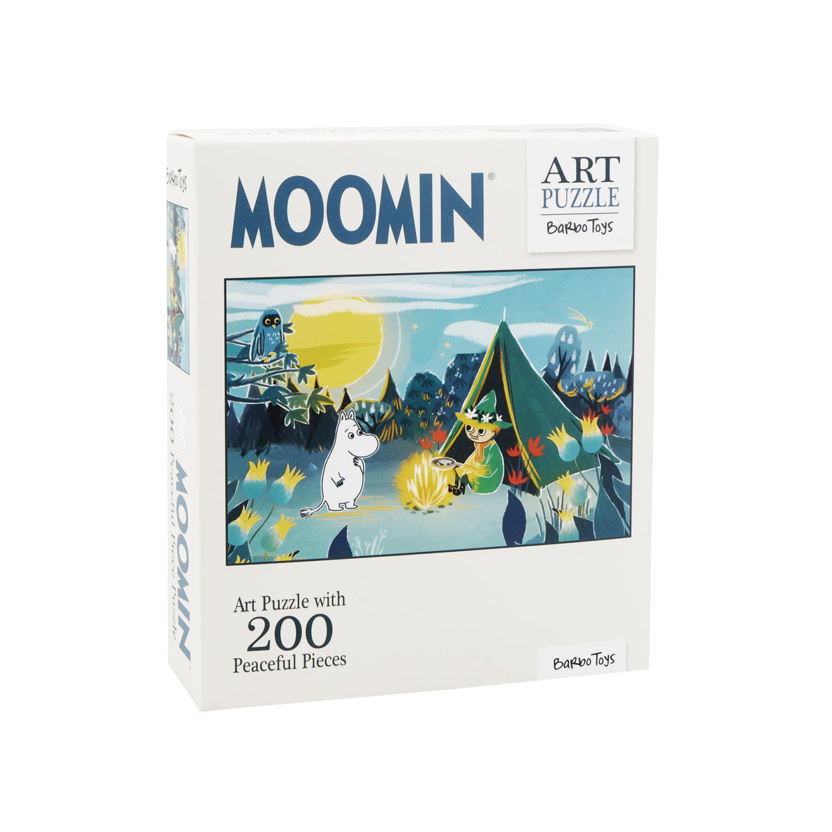 MUMIN ART PUSLESPIL 200 BRIKKER BLÅ