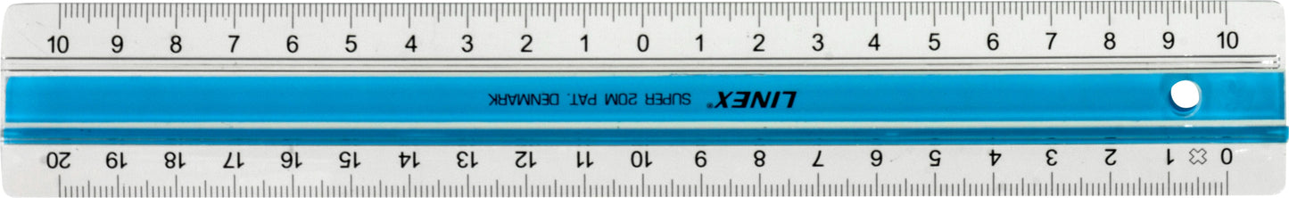 LINEAL LINEX SUPER 20 CM LYSEBLÅ