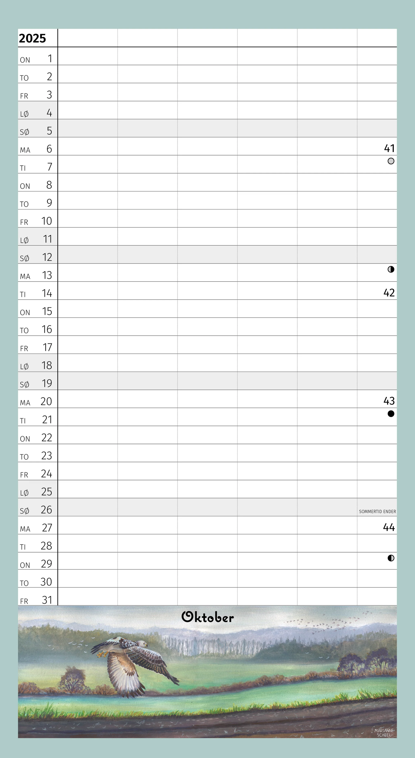 SKOLEÅRET RUNDT I NATUREN 25/26 5 KOL.