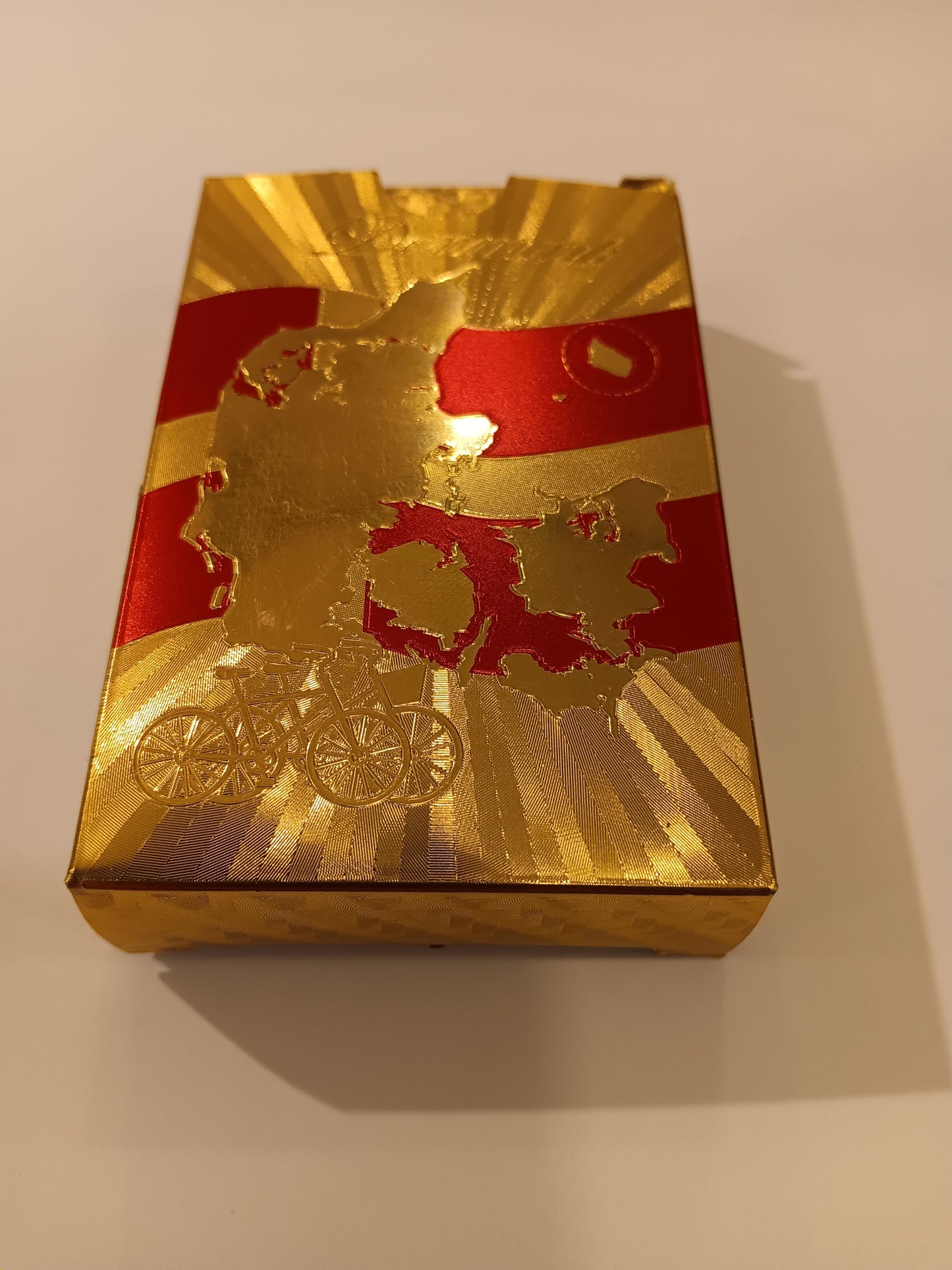 GOLD PLAYING CARD