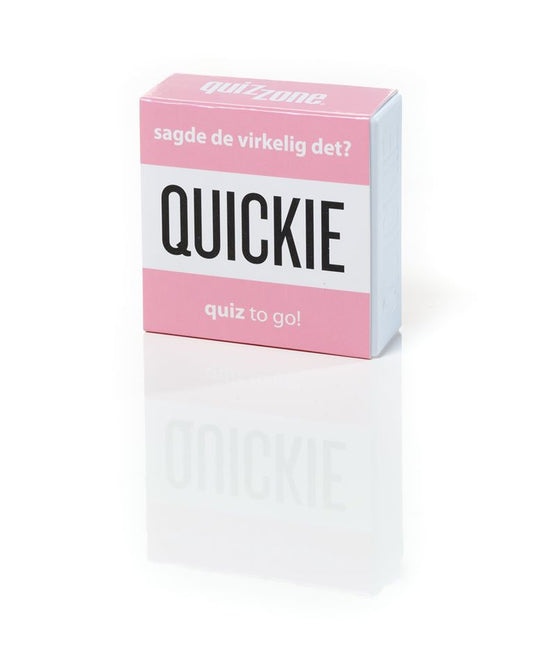 QUIZZONE QUICKIE - SAGDE DE VIRKELIG DET?