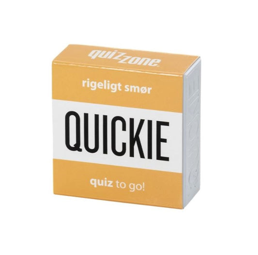 QUIZZONE QUICKIE - RIGELIGT SMØR