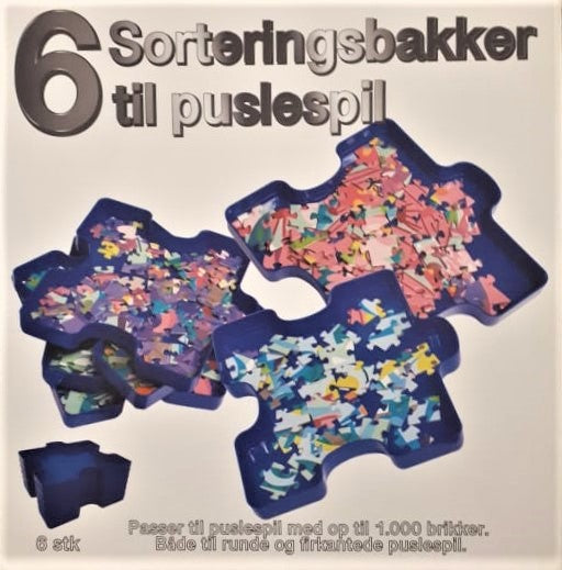 6 SORTERINGSBAKKER TIL PUSLESPIL