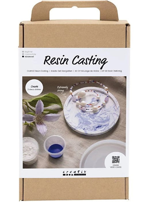 DIY KIT RESIN STØBNING M RUND BAKKE
