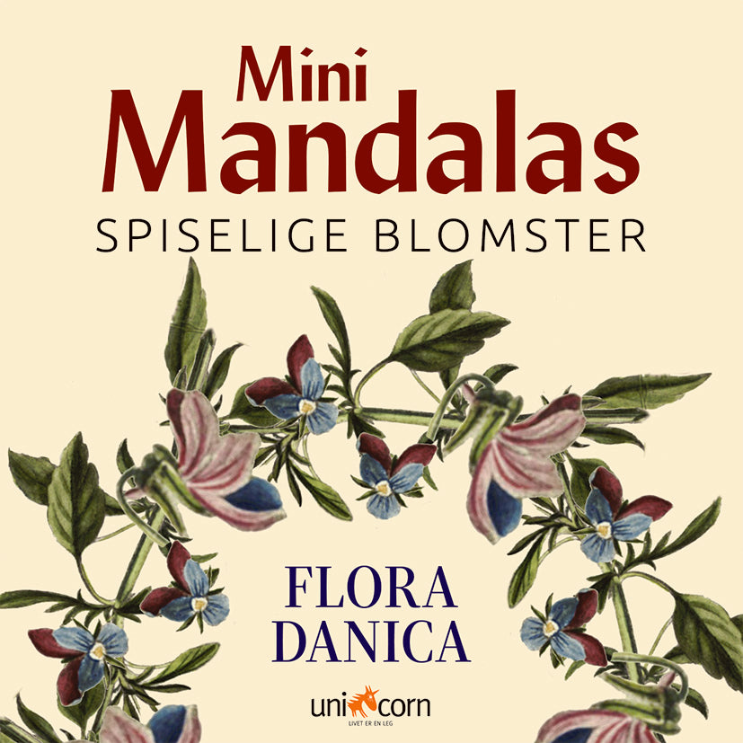 MINI MANDALAS- SPISELIGE BLOMSTER
