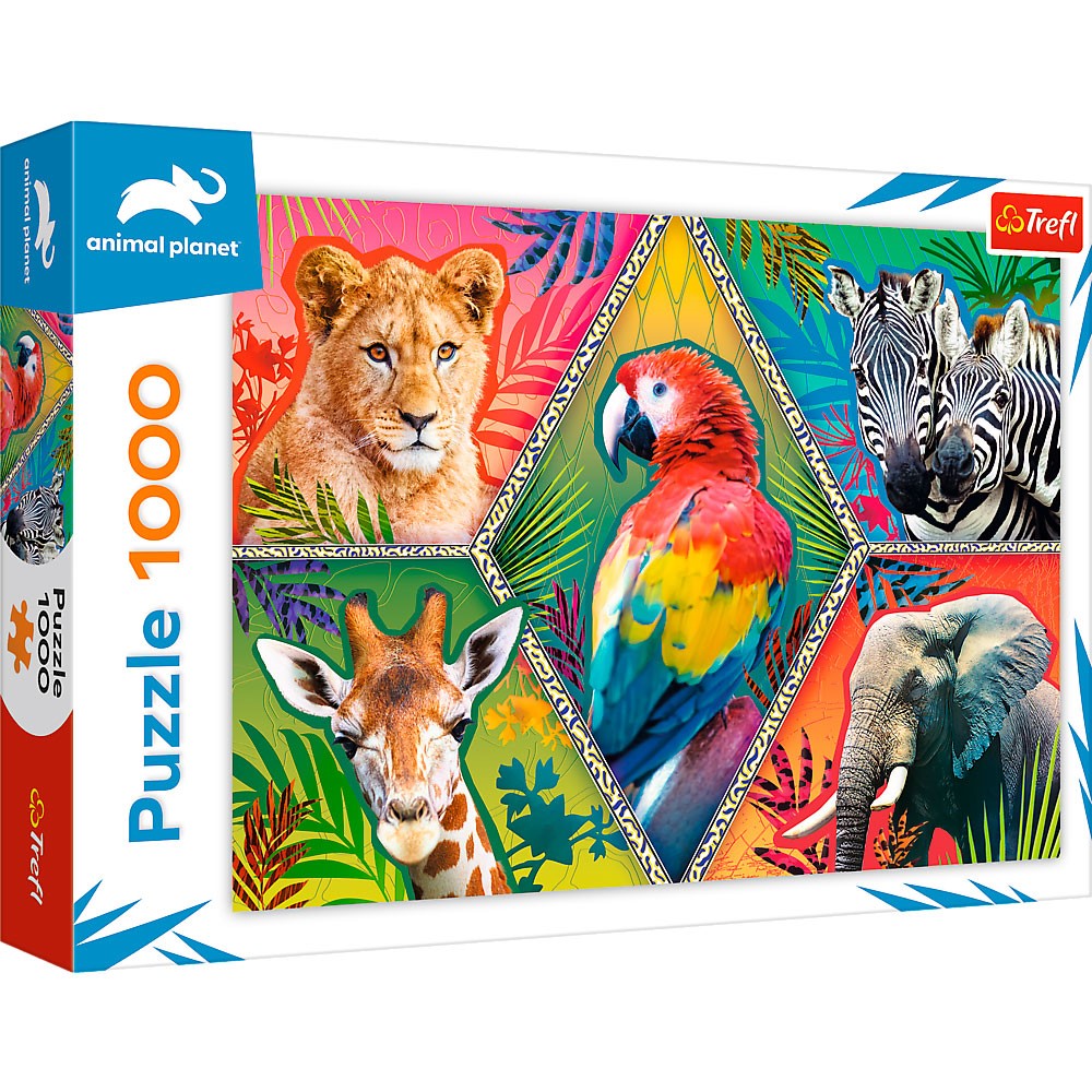 EXOTIC ANIMALS 1000 BRIKKER