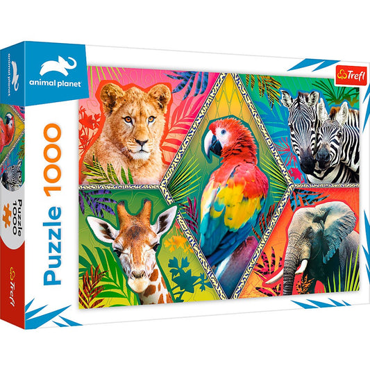 EXOTIC ANIMALS 1000 BRIKKER