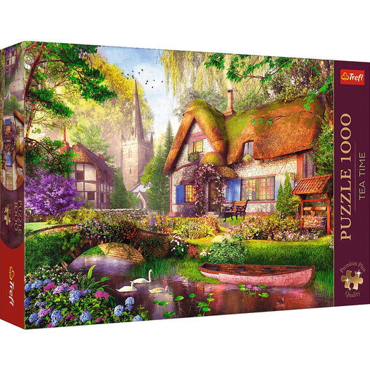 TEA TIME THE WOODLAND COTTAGE 1000 BRIKKER