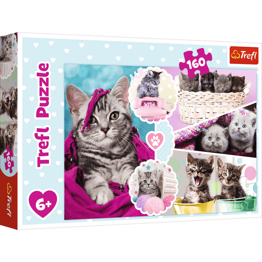 TREFL SØDE KATTE I KURV 160 BRIK