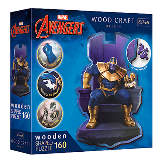 WOODEN SHAPED THANOS ON THE THRONE 160 BRIKKER