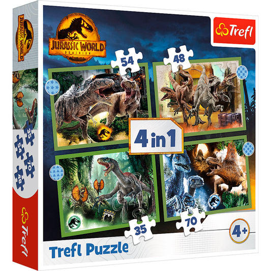 JURASSIC WORLD 4 I 1 35, 48, 54 & 70 BRIKKER