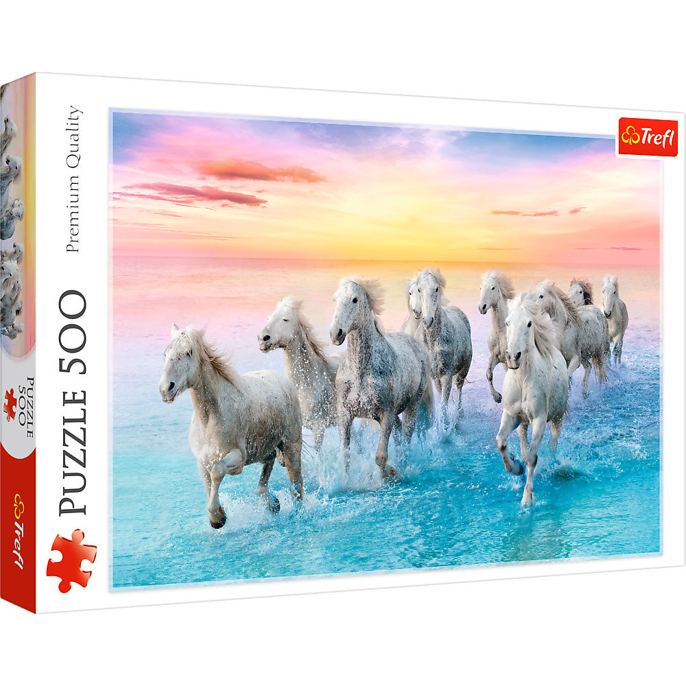 GALLOPING WHITE HORSES 500 BRIKKER