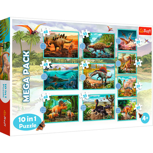MEET ALL THE DINOSAURS 10 IN 1