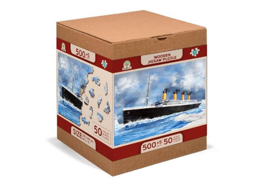 WOODEN JIGSAW PUZZLE TITANIC 500 BRIKKER
