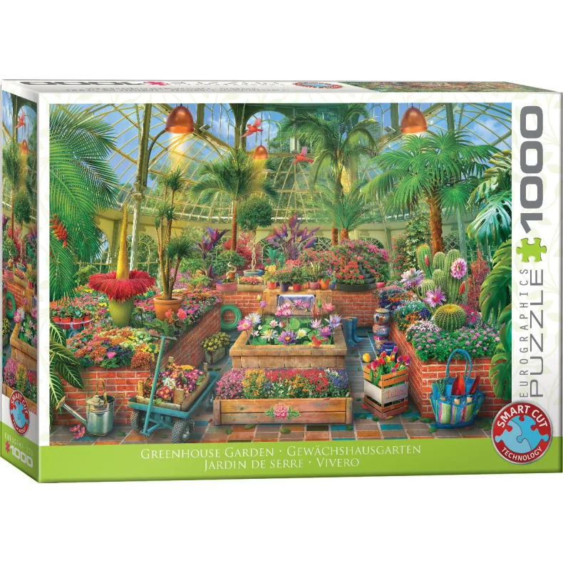 PUSLESPIL SMARTCUT GREENHOUSE GARDEN 1000 BRIKKER