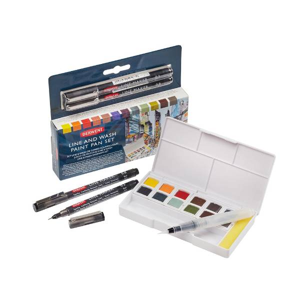 DW LINE AND WASH PAINT PAN SET