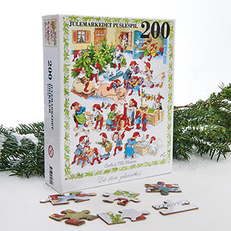 JULEMARKEDET PUSLESPIL 200 BRIKKER