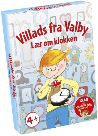 VILLADS FRA VALBY LÆR OM KLOKKEN