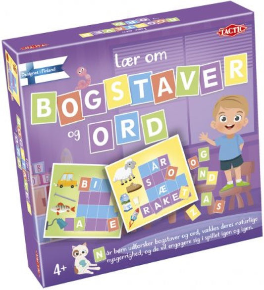 LÆR OM BOGSTAVER OG ORD BØRNESPIL FRA TACTIC