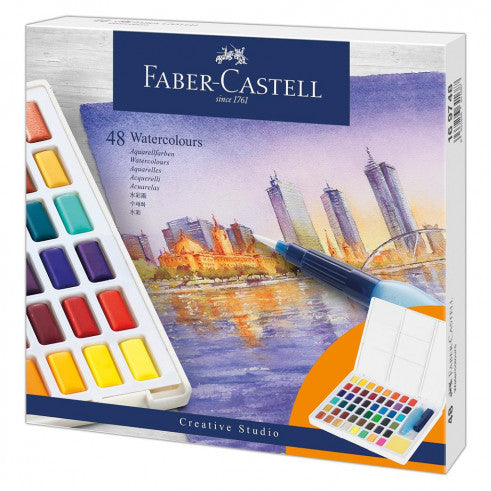 FABER WATERCOLOURS 48 STK. PALETTE