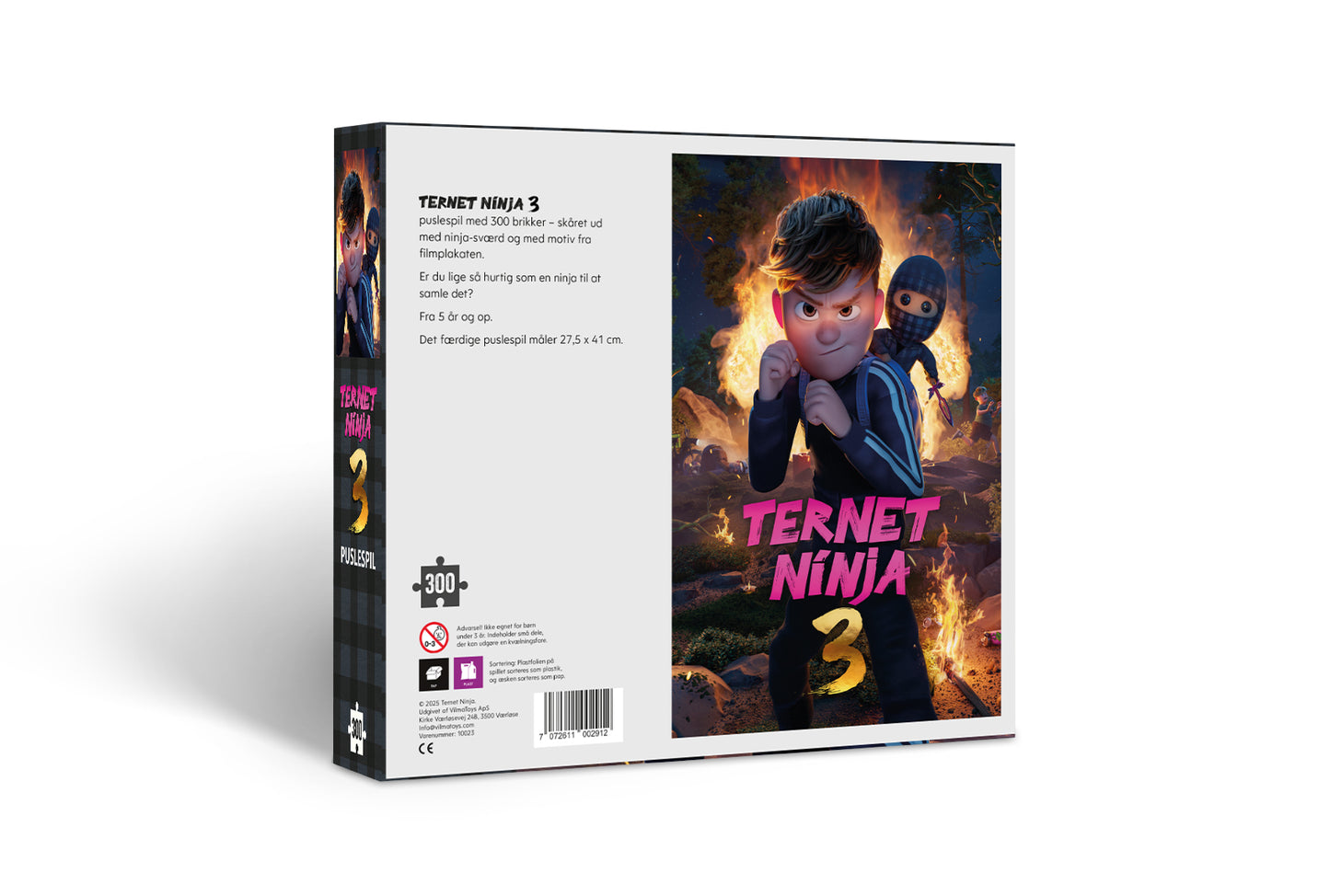 TERNET NINJA 3, PUSLESPIL 300 BRIKKER