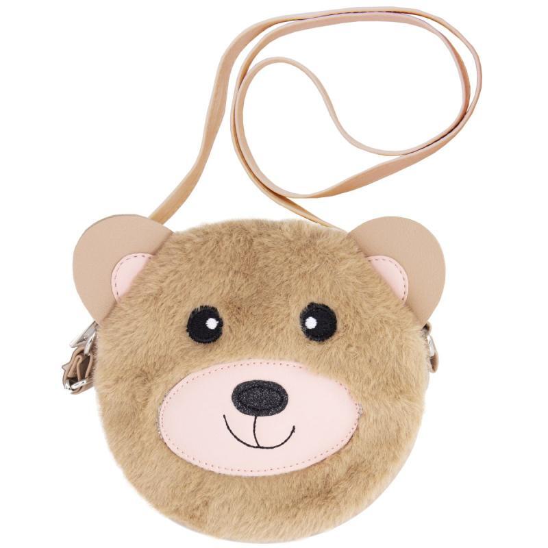 SKULDERTASKE TEDDY BRUN