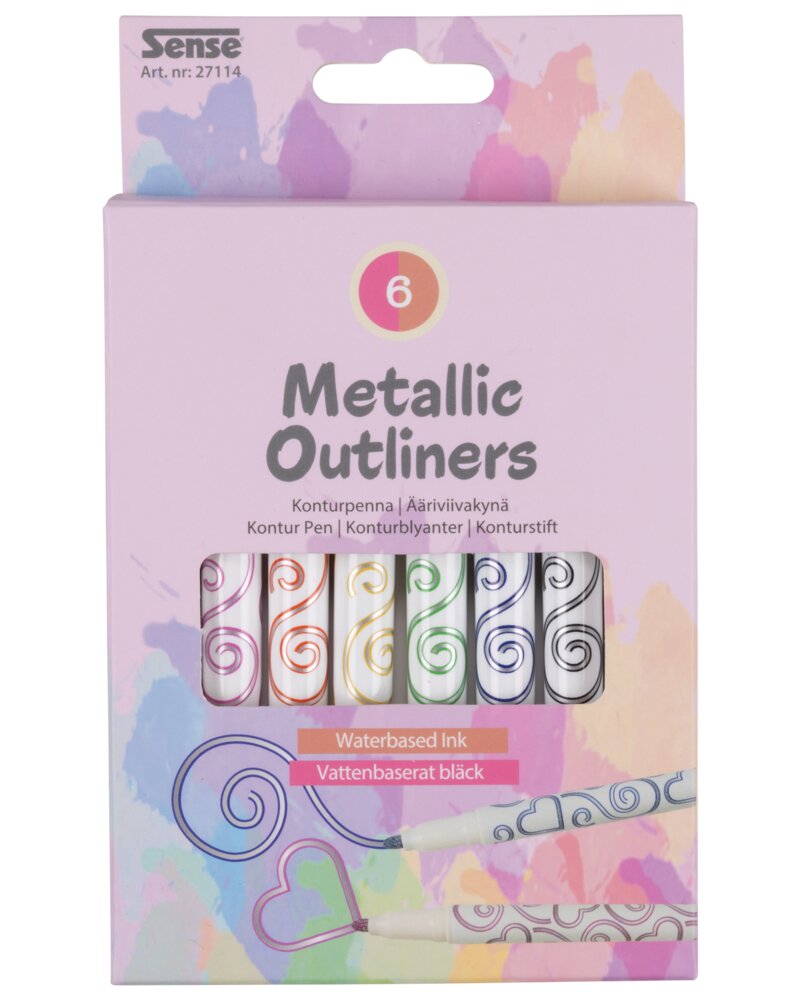 OUTLINER METALLIC 6 STK