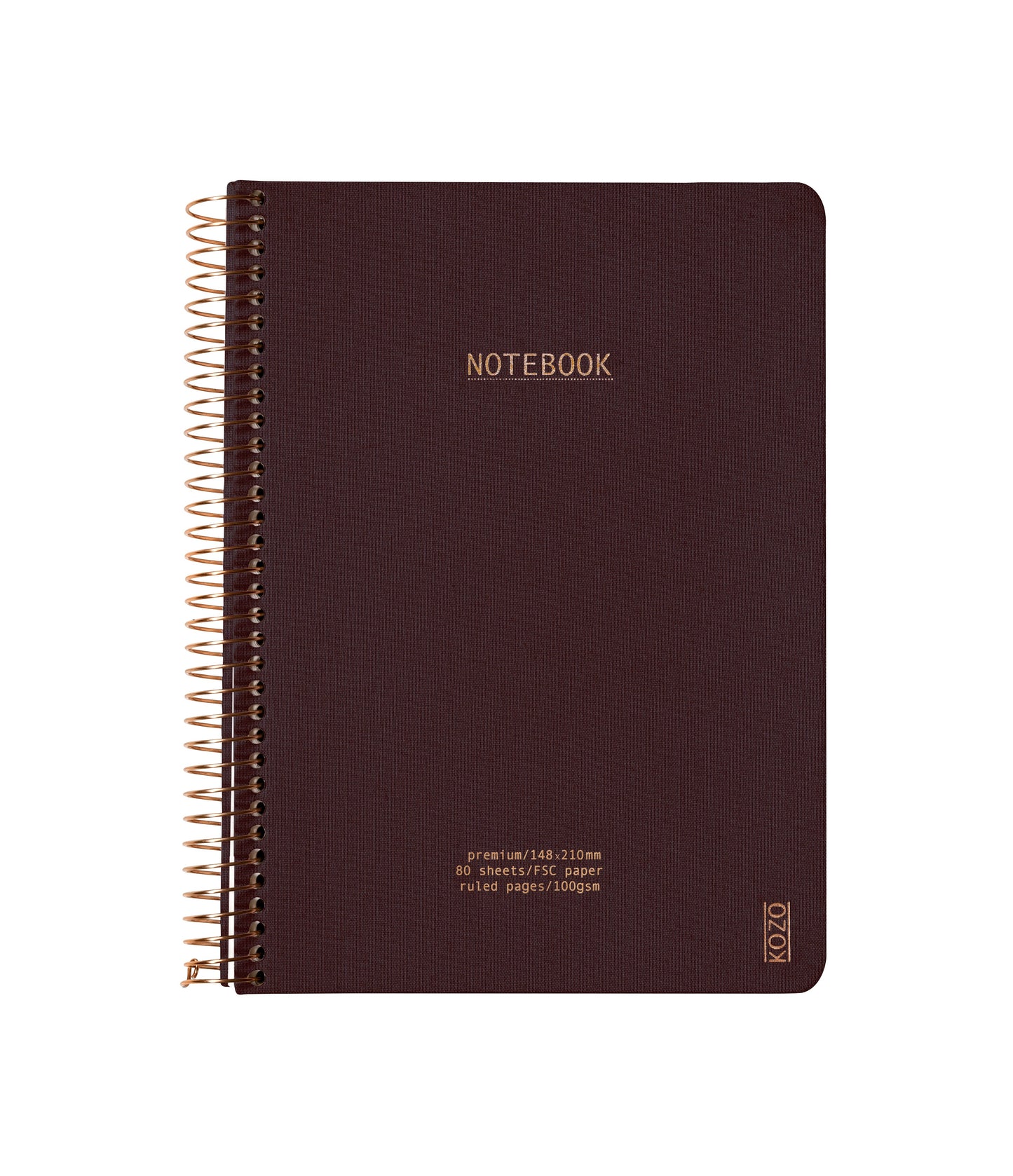 KOZO NOTEBOOK A5 PREMIUM COFFEE