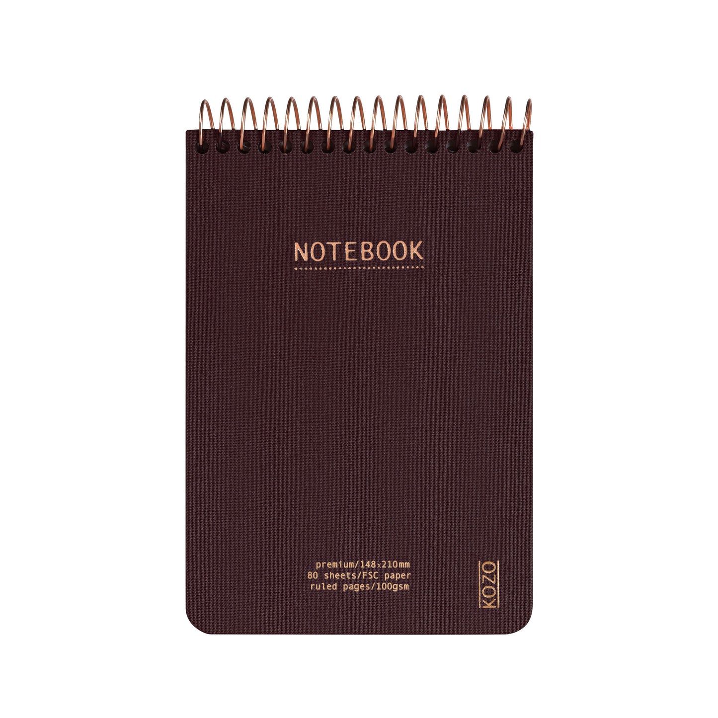 KOZO NOTEBOOK A6 PREMIUM COFFEE